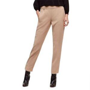 Aritzia Wilfred Darontal Beige Pull On Dress Pants Size 10